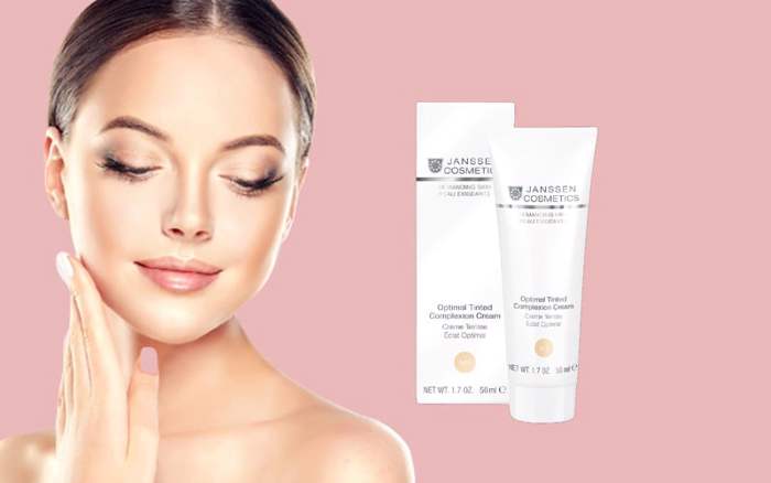 JANSSEN COSMETICS Optimal Tinted Complexion Cream SPF 10 Antiliaki Krema Imeras me Xroma 50ml